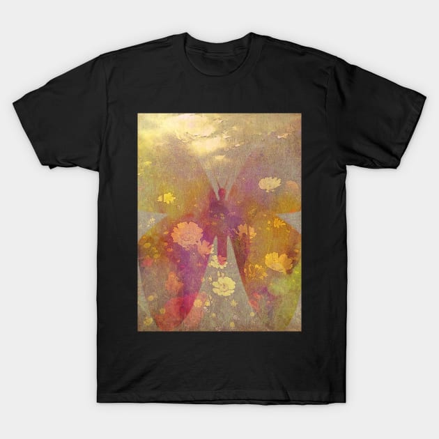 Flower Butterfly T-Shirt by Marsal